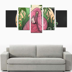 Flamingo Canvas Print Sets D (No Frame)