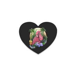 Flamingo Heart Coaster