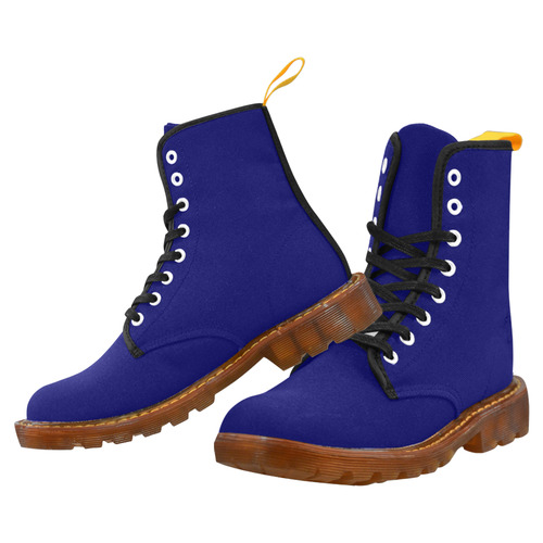 Royal Blue Regalness Martin Boots For Women Model 1203H