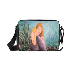 Mermaid Under The Sea Classic Cross-body Nylon Bags (Model 1632)