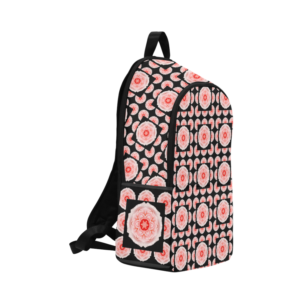 romantic pink rose pattern Fabric Backpack for Adult (Model 1659)