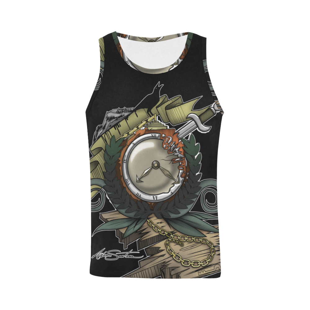 End Of Time All Over Print Tank Top for Men (Model T43)