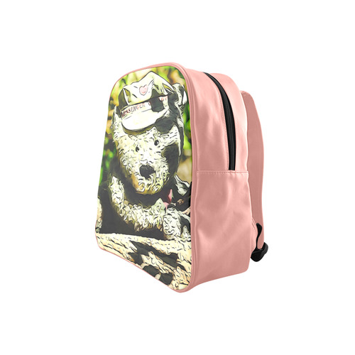 messenger of love bear backpack School Backpack (Model 1601)(Small)