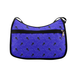 unicorn pattern blue by JamColors Crossbody Bags (Model 1616)