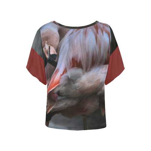 BIRDMAN Women's Batwing-Sleeved Blouse T shirt (Model T44)