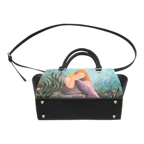 Mermaid Under The Sea Classic Shoulder Handbag (Model 1653)