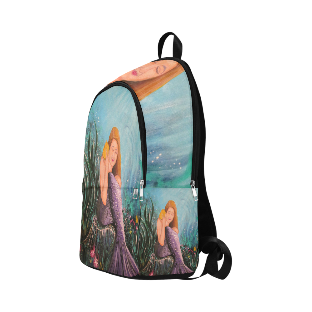 Mermaid Under The Sea Fabric Backpack for Adult (Model 1659)