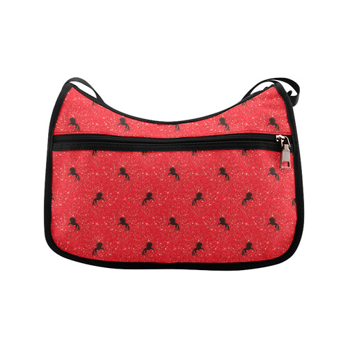 unicorn pattern red by JamColors Crossbody Bags (Model 1616)