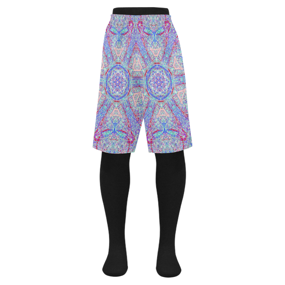 Sacred Geometry "Milky Way" by MAR from Thleudron Men's Swim Trunk (Model L21)