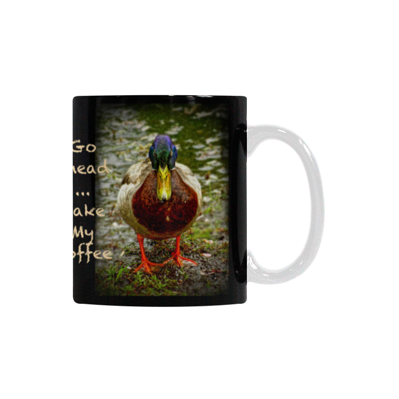 angry duck mug White Mug(11OZ)