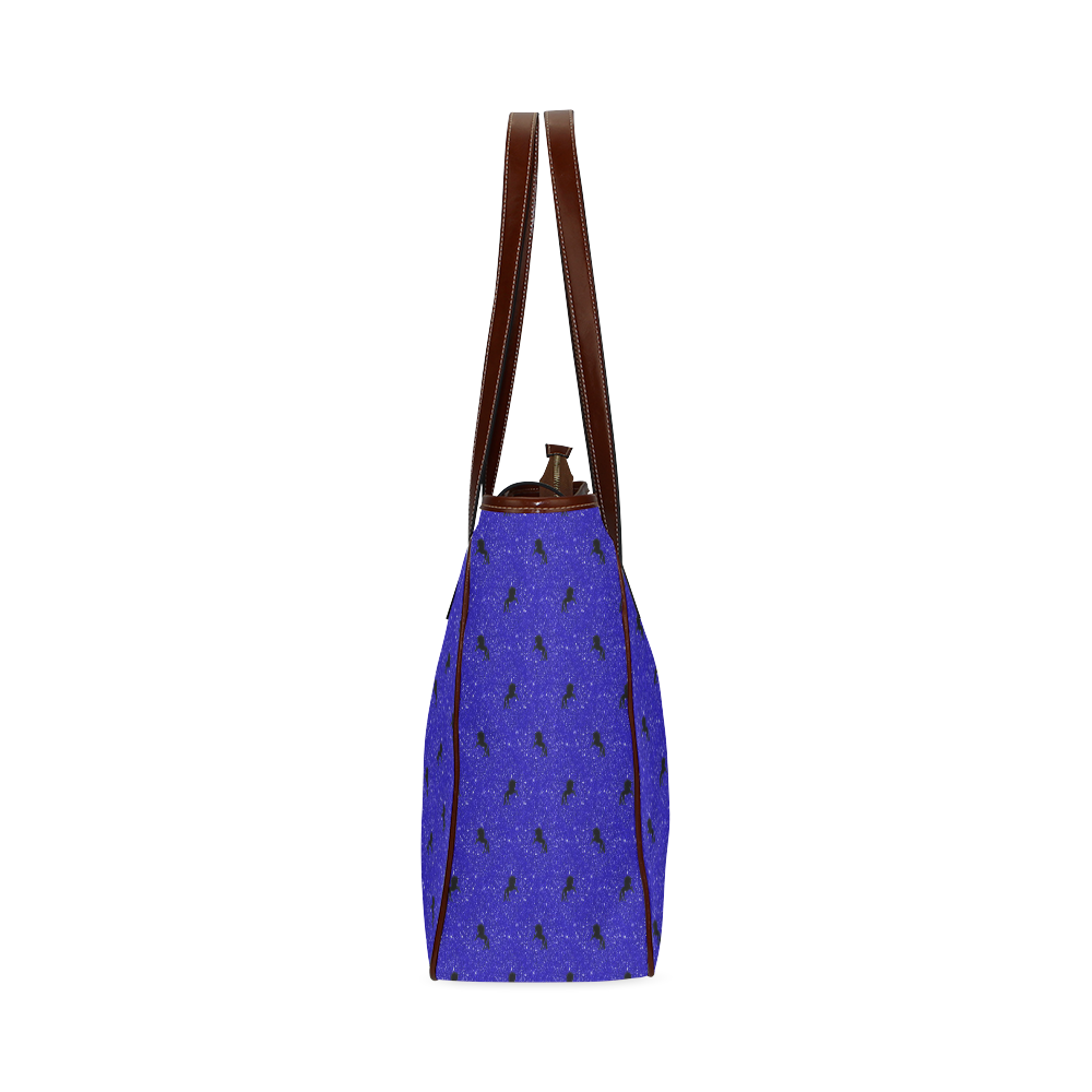 unicorn pattern blue by JamColors Classic Tote Bag (Model 1644)