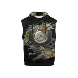 End Of Time All Over Print Sleeveless Hoodie for Kid (Model H15)