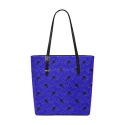 unicorn pattern blue by JamColors Euramerican Tote Bag/Small (Model 1655)