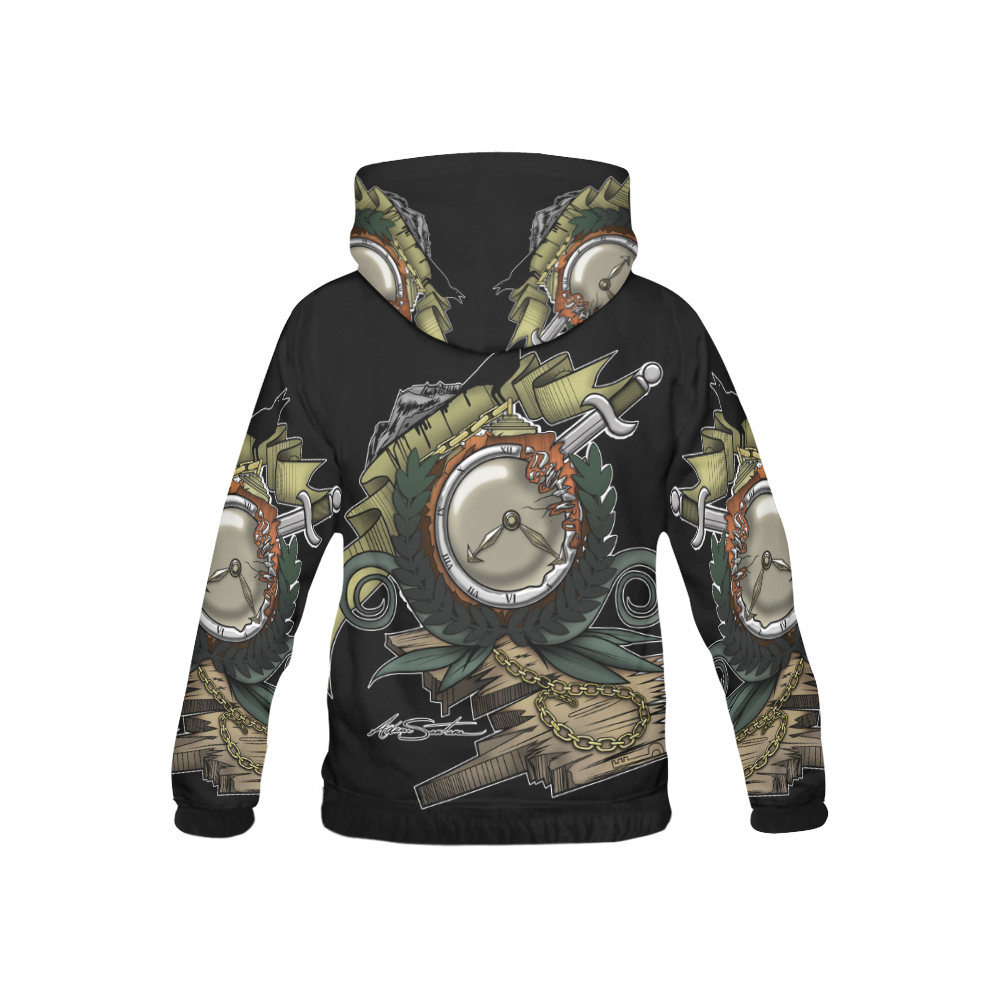 End Of Time All Over Print Hoodie for Kid (USA Size) (Model H13)