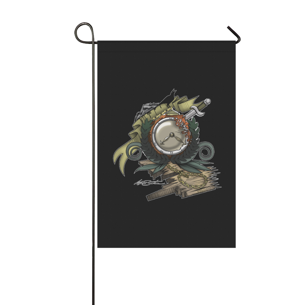 End Of Time Garden Flag 12‘’x18‘’（Without Flagpole）