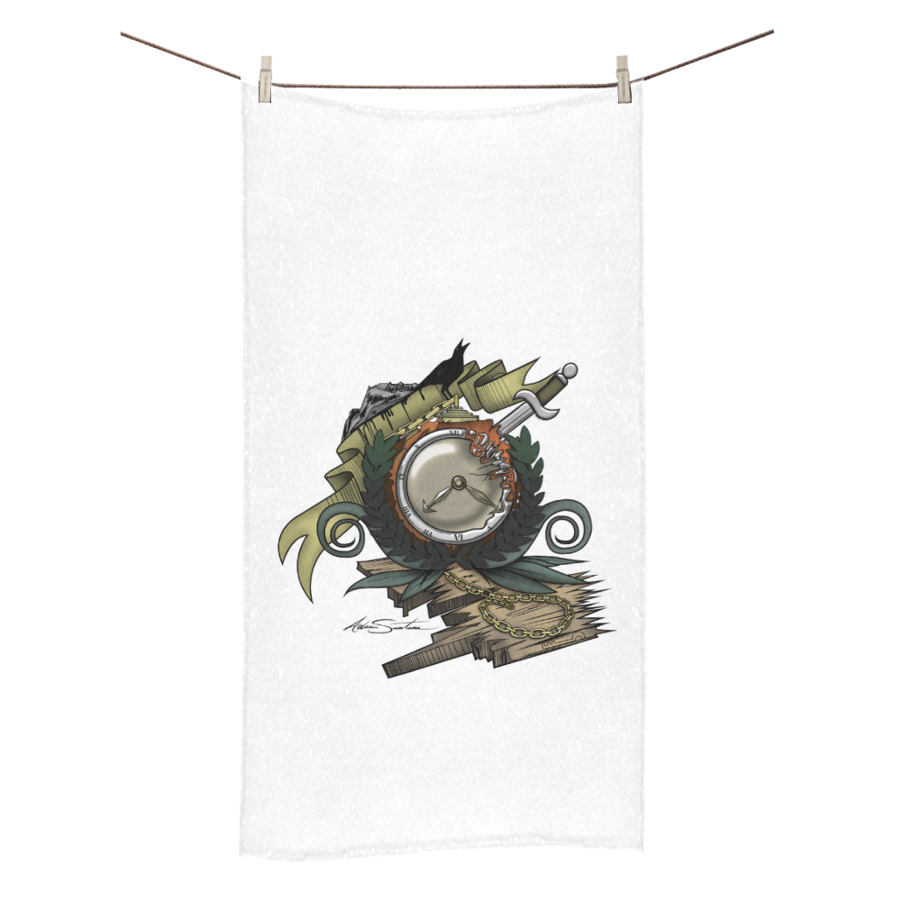 End Of Time Bath Towel 30"x56"