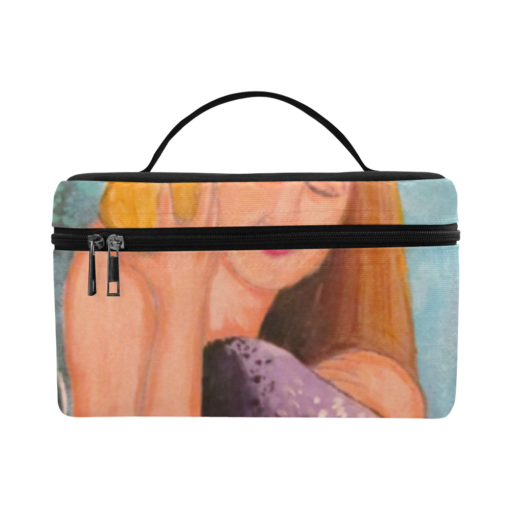 Mermaid Under The Sea Cosmetic Bag/Large (Model 1658)