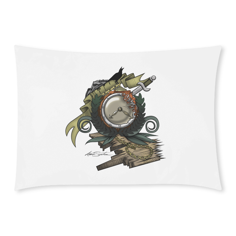 End Of Time Custom Rectangle Pillow Case 20x30 (One Side)