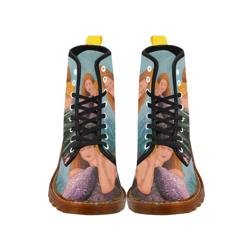Mermaid Under The Sea Martin Boots For Women Model 1203H