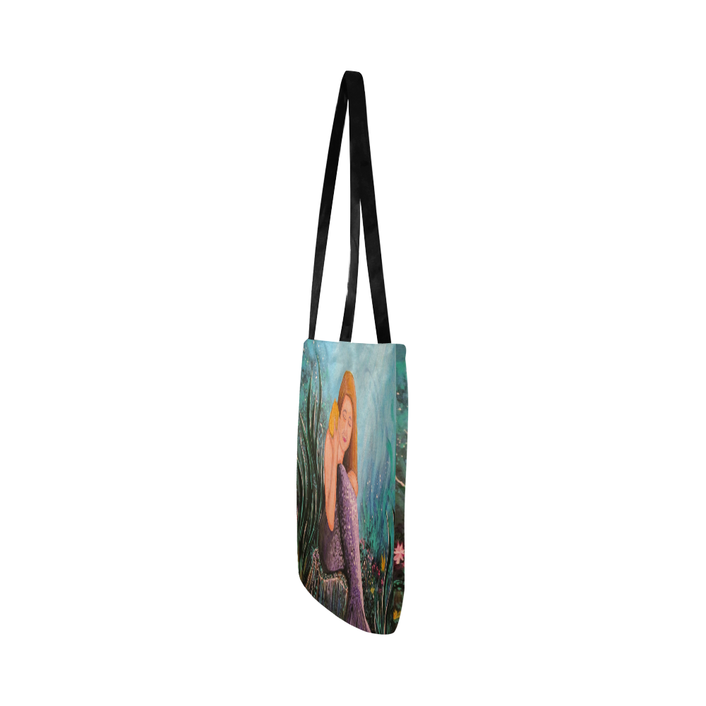 Mermaid Under The Sea Reusable Shopping Bag Model 1660 (Two sides)