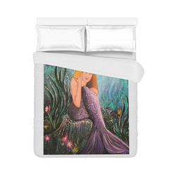 Mermaid Under The Sea Duvet Cover 86"x70" ( All-over-print)