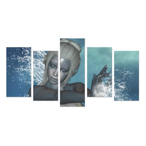 The fairy of water Canvas Print Sets E (No Frame)