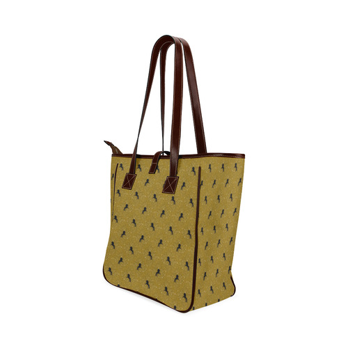 unicorn pattern golden by JamColors Classic Tote Bag (Model 1644)