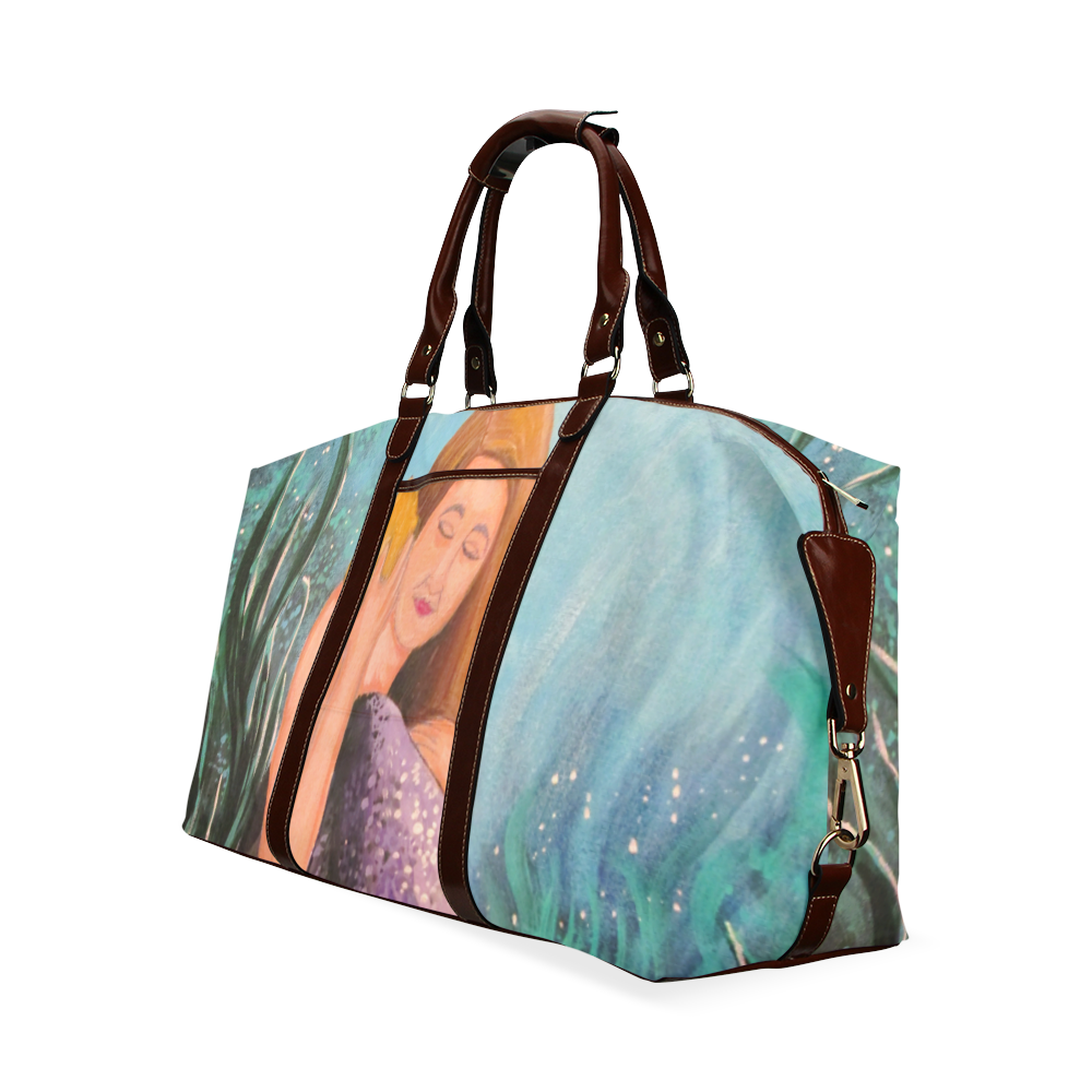Mermaid Under The Sea Classic Travel Bag (Model 1643) Remake