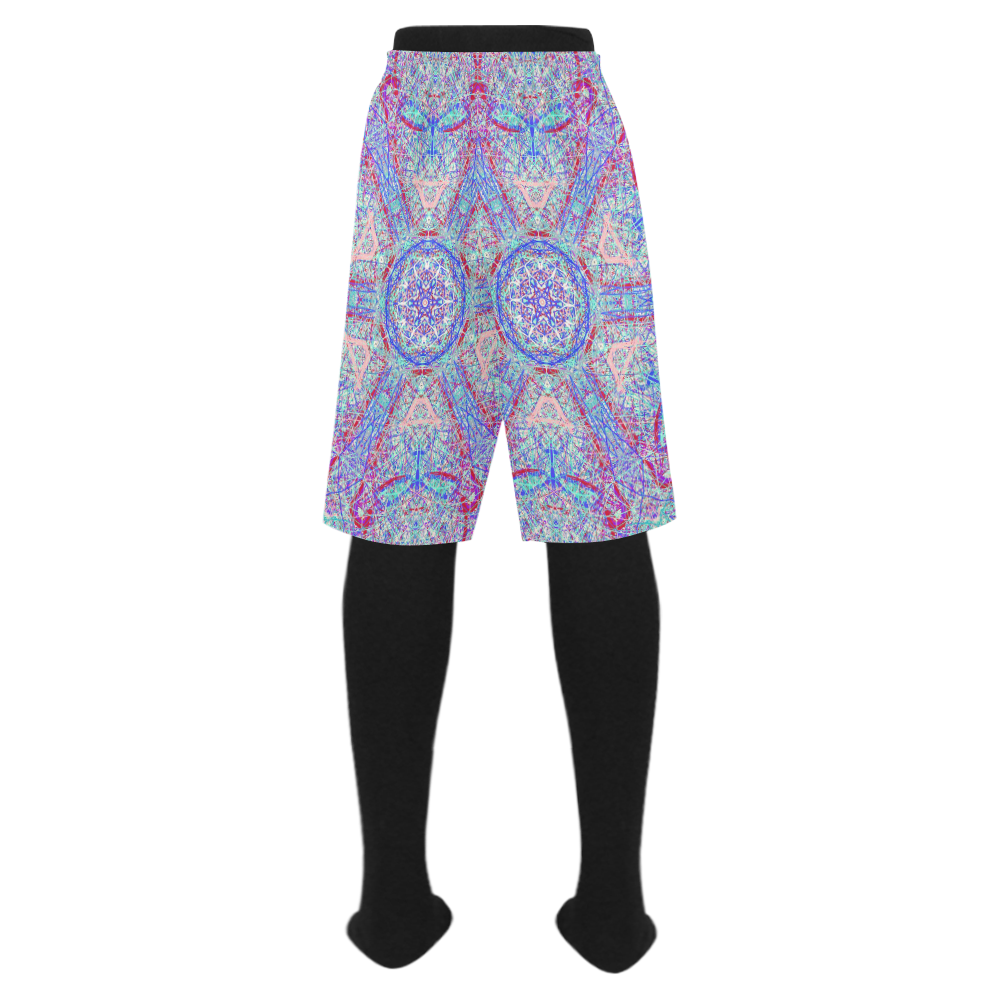 Sacred Geometry "Milky Way" by MAR from Thleudron Men's Swim Trunk (Model L21)