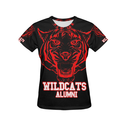 Wilson Alumni Ladies T All Over Print T-Shirt for Women (USA Size) (Model T40)