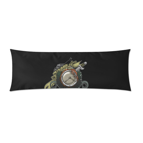 End Of Time Custom Zippered Pillow Case 21"x60"(Two Sides)