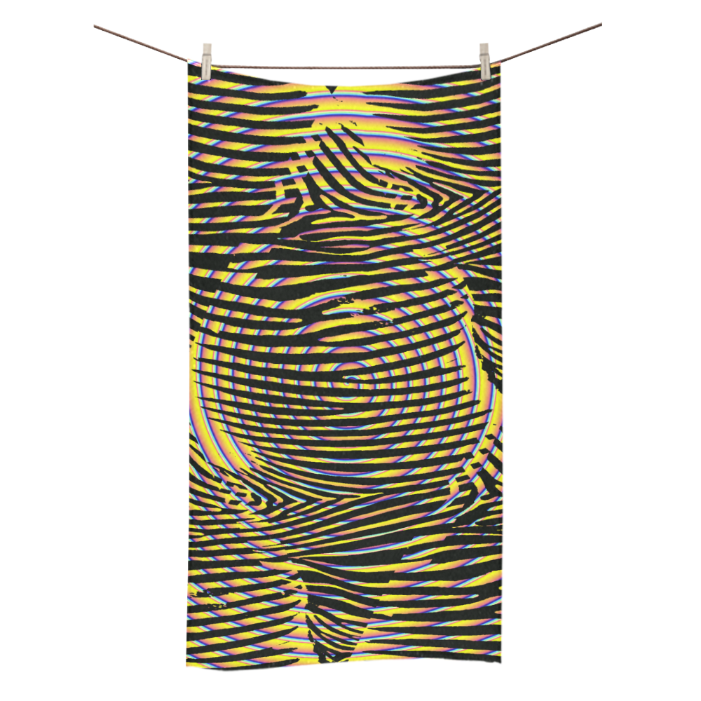 Gold Stripes Bath Towel 30"x56"