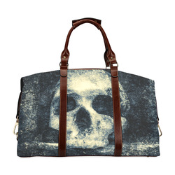 Man Skull In A Savage Temple Halloween Horror Classic Travel Bag (Model 1643) Remake