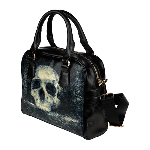 Man Skull In A Savage Temple Halloween Horror Shoulder Handbag (Model 1634)