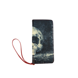 Man Skull In A Savage Temple Halloween Horror Women's Clutch Wallet (Model 1637)