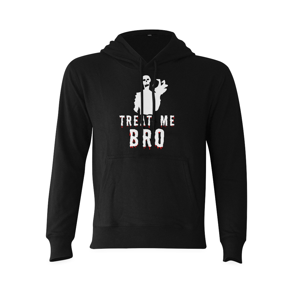 Halloween Horror Zombie Treat Me Bro funny Oceanus Hoodie Sweatshirt (NEW) (Model H03)