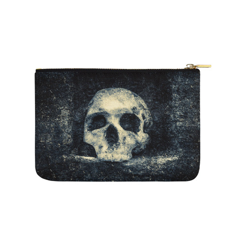 Man Skull In A Savage Temple Halloween Horror Carry-All Pouch 9.5''x6''