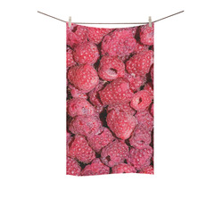 Red Fresh Raspberry Yummy Summer Fruits Custom Towel 16"x28"