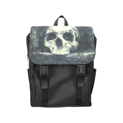 Man Skull In A Savage Temple Halloween Horror Casual Shoulders Backpack (Model 1623)