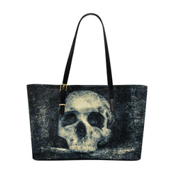 Man Skull In A Savage Temple Halloween Horror Euramerican Tote Bag/Large (Model 1656)