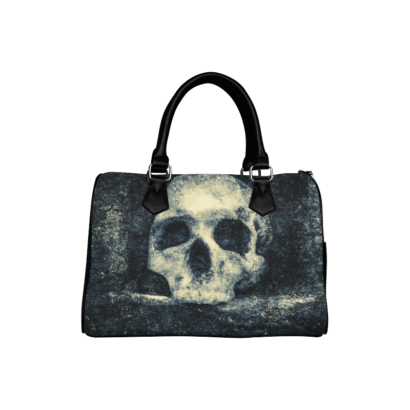 Man Skull In A Savage Temple Halloween Horror Boston Handbag (Model 1621)