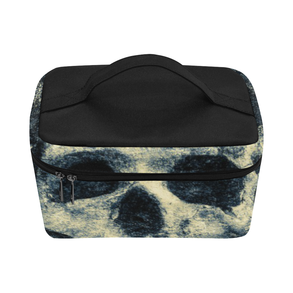 Man Skull In A Savage Temple Halloween Horror Cosmetic Bag/Large (Model 1658)