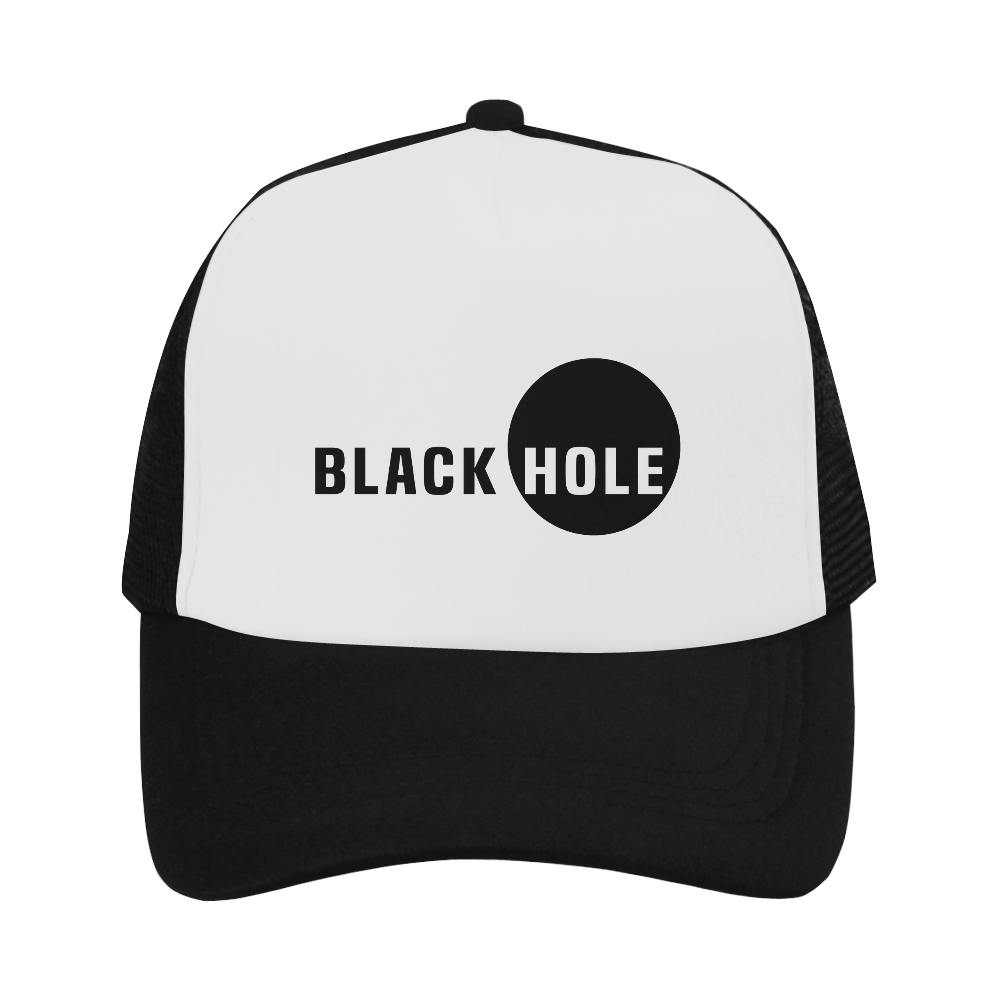 Black Hole Funny Conceptual Art For White Products Trucker Hat