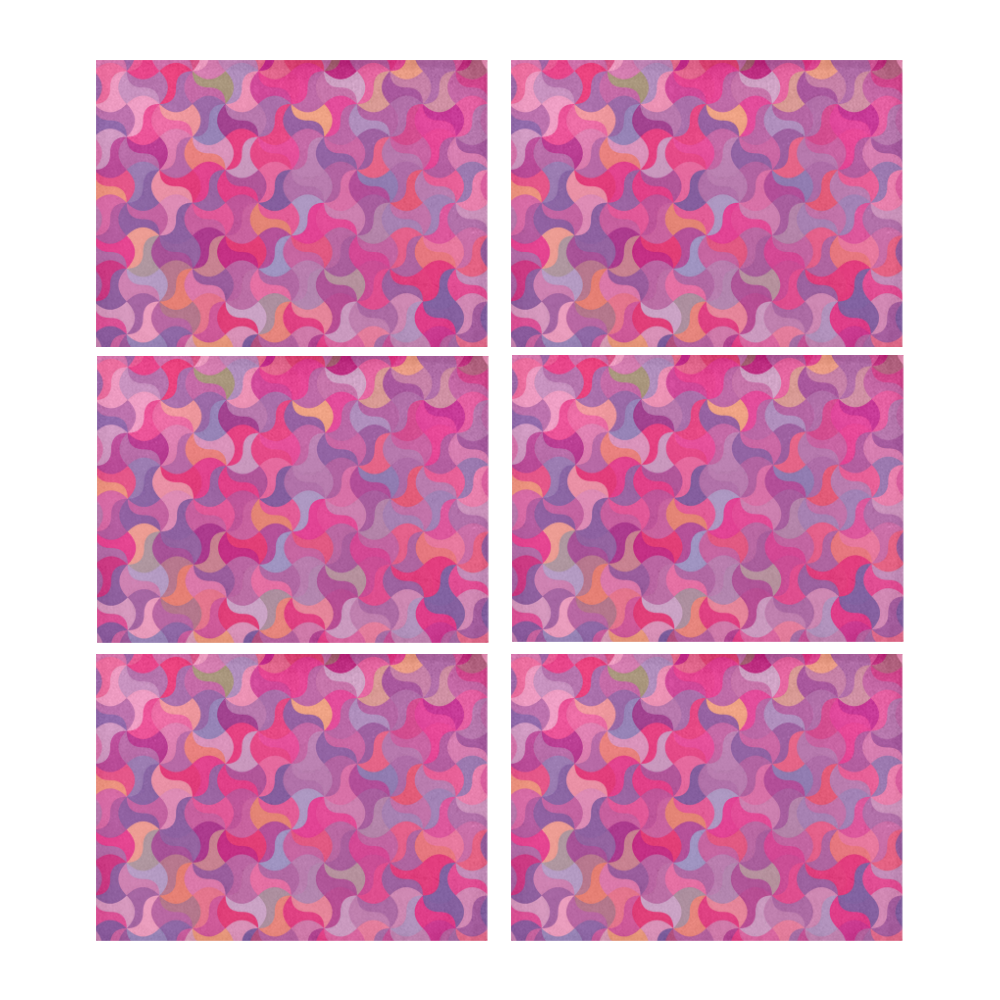 Mosaic Pattern 4 Placemat 14’’ x 19’’ (Set of 6)