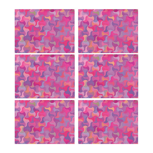 Mosaic Pattern 4 Placemat 14’’ x 19’’ (Set of 6)