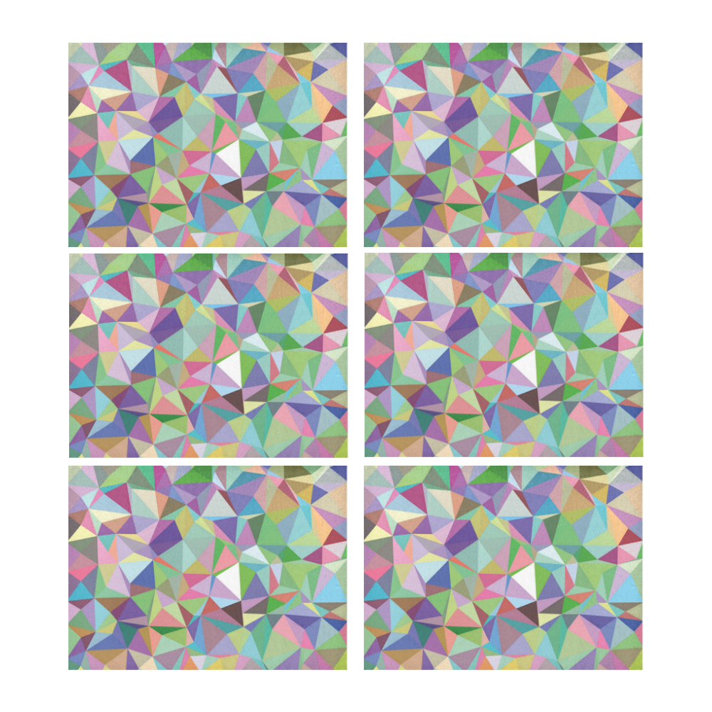 Mosaic Pattern 5 Placemat 14’’ x 19’’ (Set of 6)