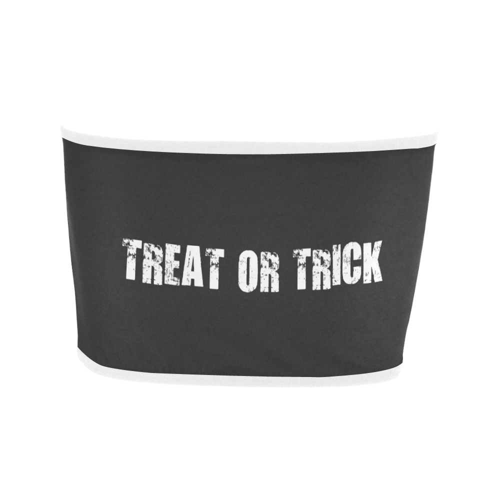 Halloween Horror Zombie Treat Me Bro funny Bandeau Top