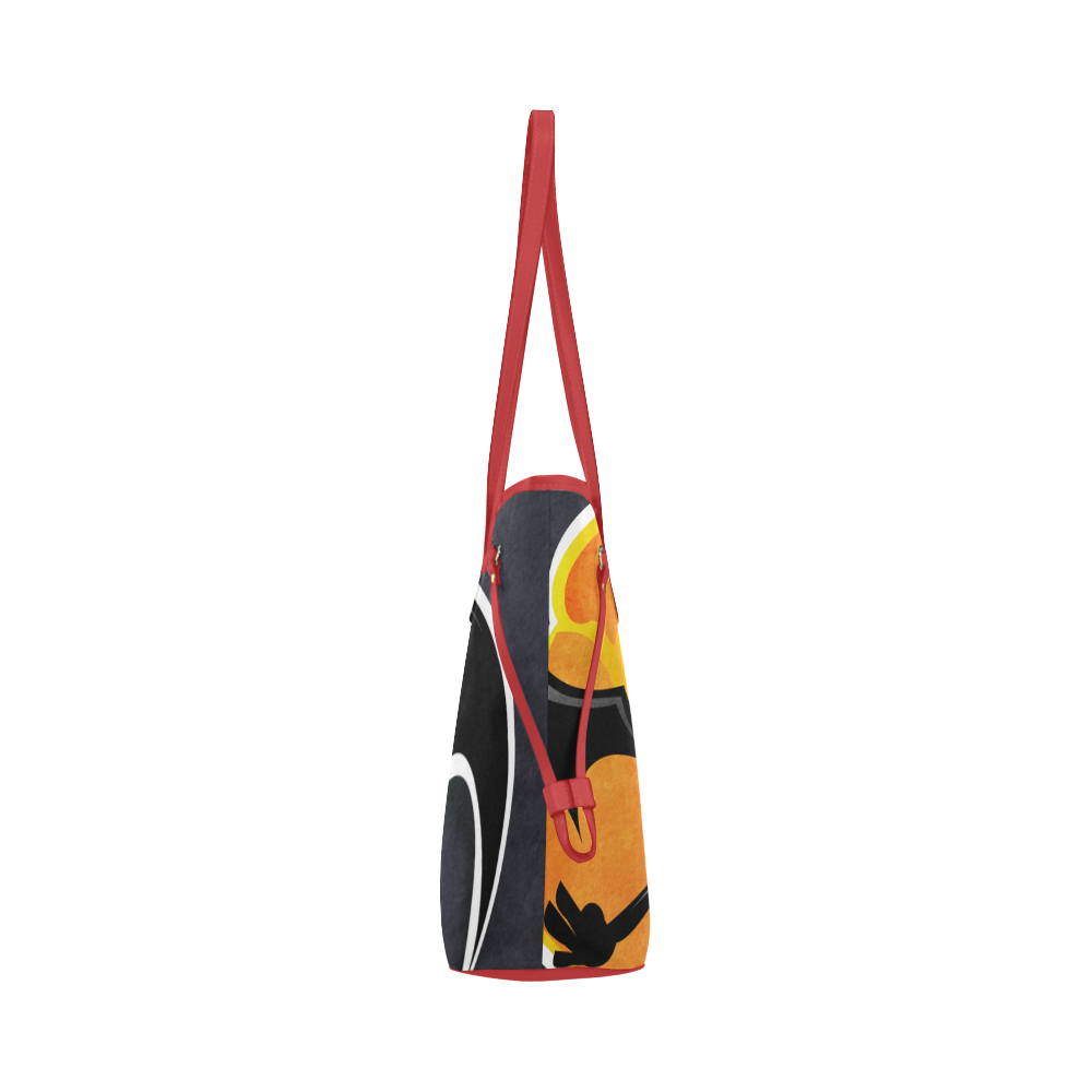 Vine Life Scarlet Clover Canvas Tote Bag