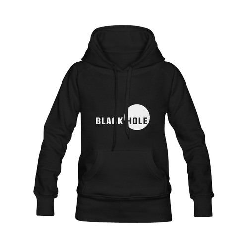 Black Hole Funny Conceptual Art For Dark Products Women's Classic Hoodies (Model H07)