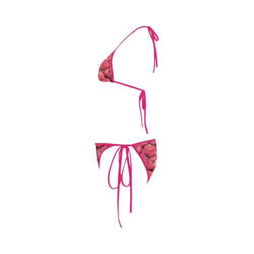 Fresh Red Raspberry Custom Bikini Swimsuit